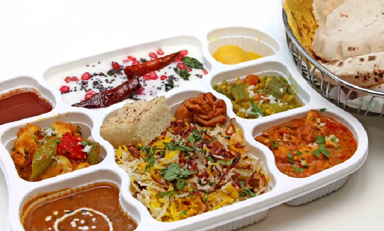 Order food in train at new delhi railway station