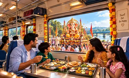 Sattvik Food on Train During Ganesh Chaturthi 2026