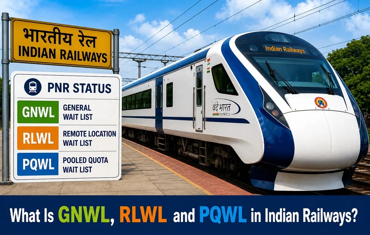 What Is GNWL, RLWL and PQWL in Indian Railways?