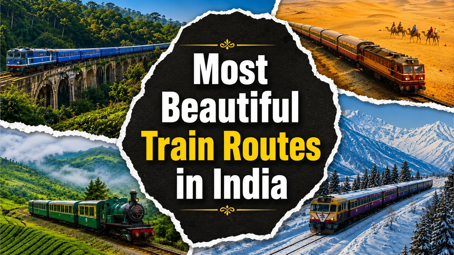 Most Beautiful Train Routes in India for an Unforgettable Journey