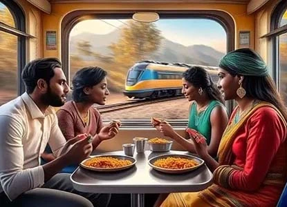 Group Food order in train