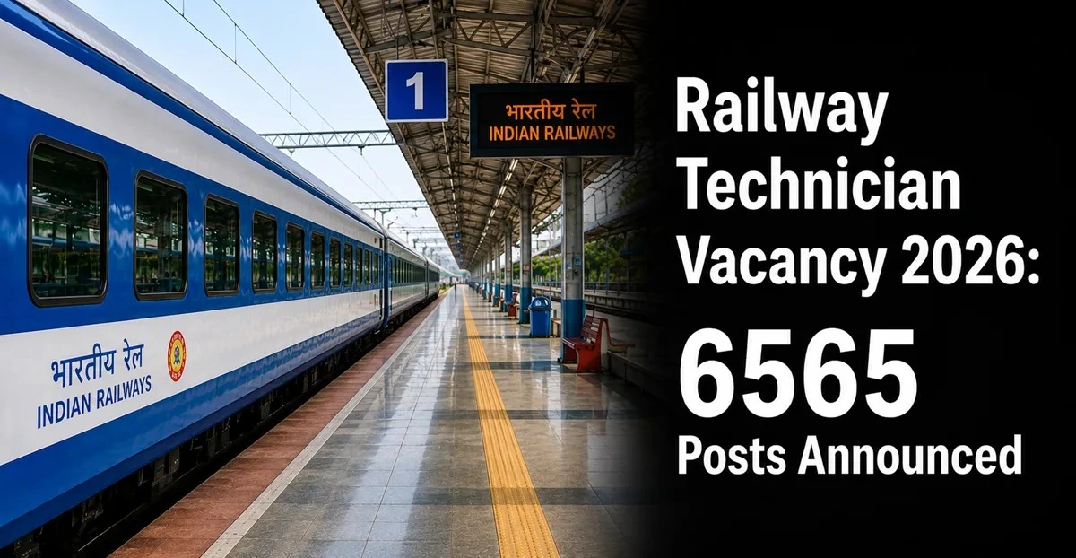 Railway Vacancy 2026: रेलवे में 6565 पदों पर भर्ती